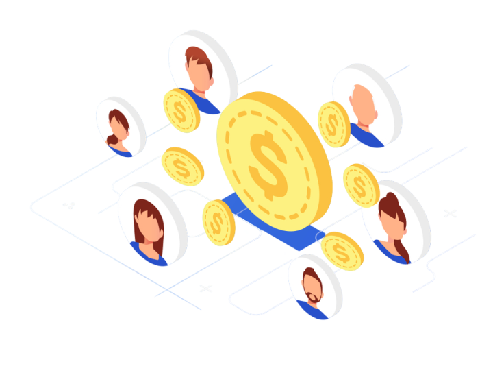 Trading dashboard illustration